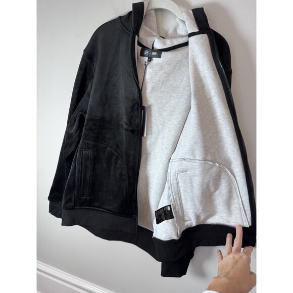 Kith for BMW Bonded Velour Williams V Full Zip Hoodie Size M NWT - Picture 15 of 16